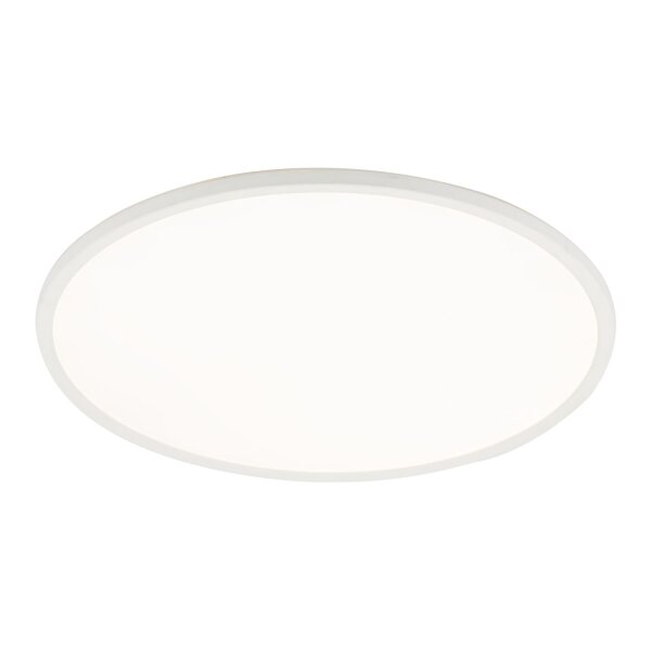 Badezimmerlampe LED Dimmer 3 Lichtmodi IP54 rund Ø 50 cm Weiß