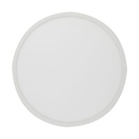 Badezimmerlampe LED Dimmer 3 Lichtmodi IP54 rund &Oslash; 50 cm Wei&szlig;