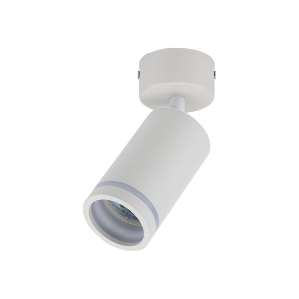 Deckenstrahler Weiß Ø 5,5 cm H: max. 13,5 cm GU10 Metall