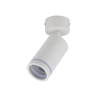 Plafonnier blanc Ø 5,5 cm H : max. 13,5 cm GU10...