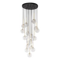 Lampe &agrave; suspendre verre m&eacute;tal &Oslash; 52...