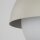 Hängelampe Metall Glas D: 27cm H: max. 160cm Beige Weiß E27