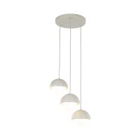 Lampe à suspendre 3 flammes métal verre G9...