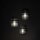 Suspension 3 flammes noir tissu métal E27 orientable