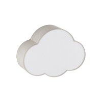 Chambre denfant Lampe nuage Beige Blanc Lin L : 43 cm 2x E27