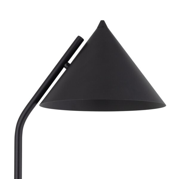 Lampadaire Noir Métal 145 cm petit E27 Rétro CODY