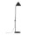 Lampadaire Noir Métal 145 cm petit E27 Rétro CODY
