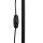 Lampadaire Noir Métal 145 cm petit E27 Rétro CODY