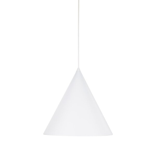 Pendelleuchte Metall D: 32 cm H: max. 165 cm Weiß E27