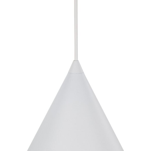 Pendelleuchte Metall D: 32 cm H: max. 165 cm Weiß E27