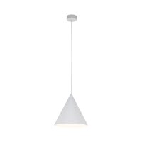 Suspension Blanc Métal Ø 25 cm H : max. 160...
