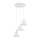 Lampe à suspendre Blanc Métal Ø 42 cm 3 flammes design rétro