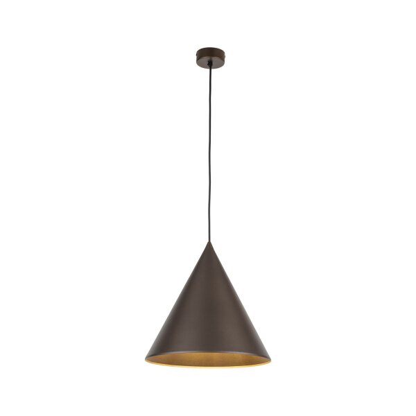 Hängeleuchte Metall Ø 32 cm Kegelschirm E27 Retro Design