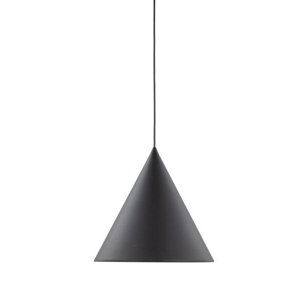 Suspension noire métal E27 Ø 32 cm H : max. 165 cm