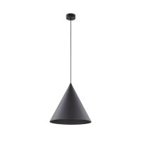Suspension noire m&eacute;tal E27 &Oslash; 32 cm H : max....
