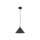 Lampe à suspendre noire ronde Ø 19 cm E27 rétro métal CODY