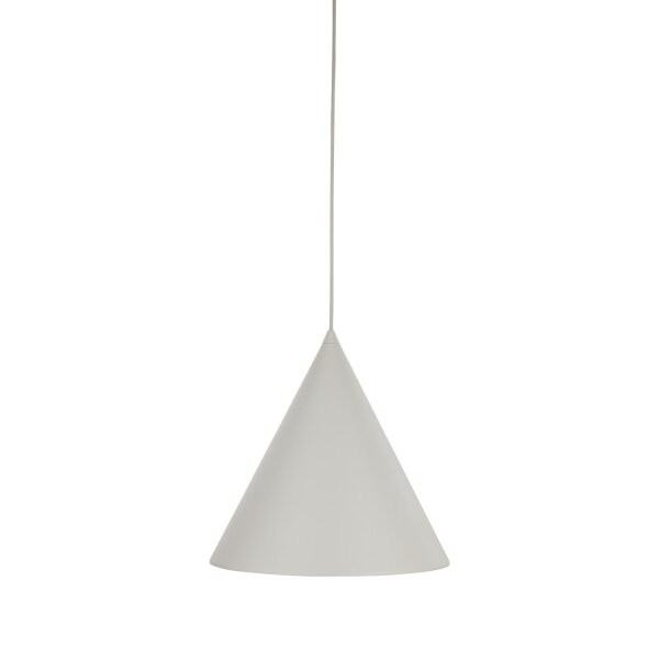 Lampe à suspendre métal beige Ø 32 cm H : max. 165 cm E27