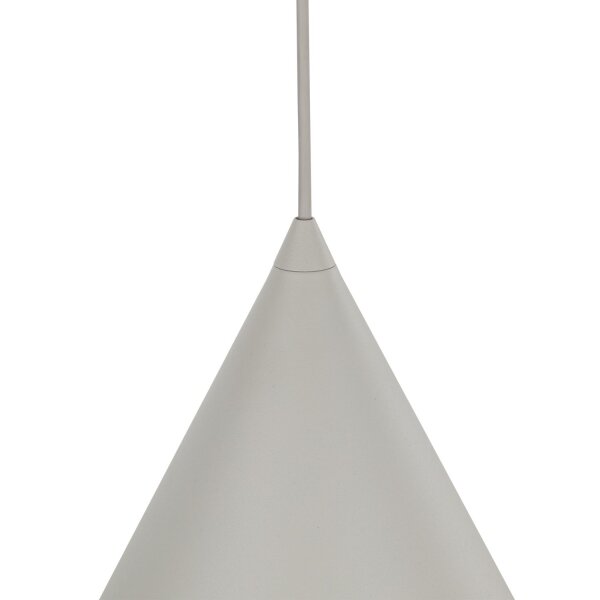 Lampe à suspendre métal beige Ø 32 cm H : max. 165 cm E27