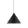 Lampe à suspendre métal noir Ø 50 cm grand E27 abat-jour conique