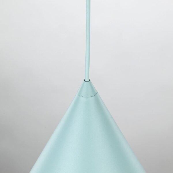 Lampe à suspendre métal Ø 32 cm H : max. 165 cm Menthe E27 Retro