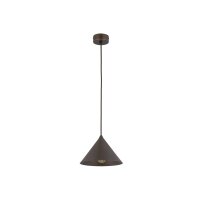 Lampe à suspendre brune Ø 19 cm H : max....