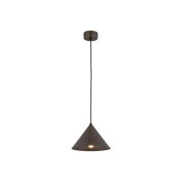 Lampe à suspendre brune Ø 19 cm H : max....