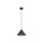Lampe à suspendre brune Ø 19 cm H : max. 155 cm réglable métal E27