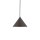 Lampe à suspendre brune Ø 19 cm H : max. 155 cm réglable métal E27