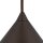 Lampe à suspendre brune Ø 19 cm H : max. 155 cm réglable métal E27