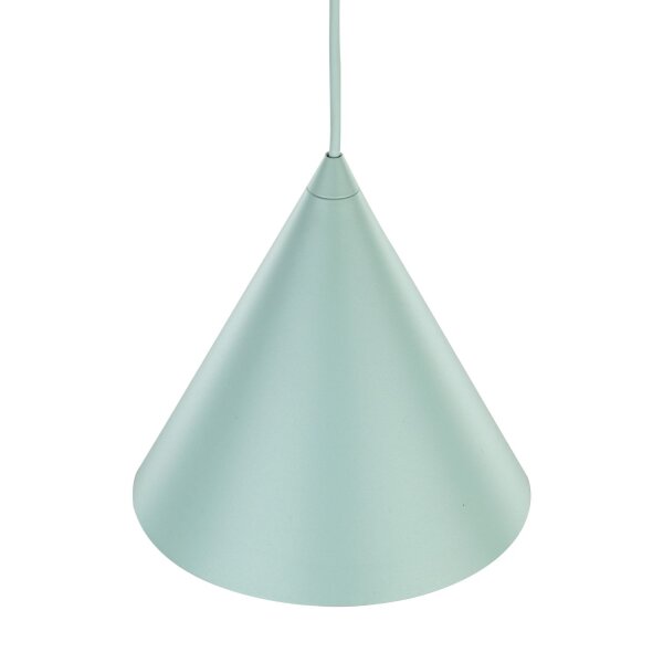 Hängelampe Metall Ø 19 cm H: max. 155 cm verstellbar E27 Mint