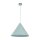 Lampe à suspendre métal menthe Ø 50 cm H : max 170 cm grand E27 Retro
