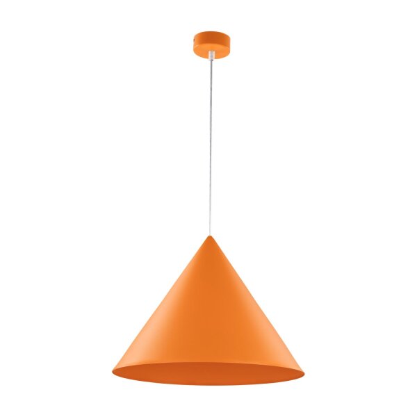 Lampe à suspendre Orange Ø 50 cm H : max. 170 cm Métal E27