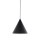 Lampe à suspendre noire métal Ø 25 cm H : max. 160 cm E27