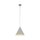 Hängelampe Metall Ø 25 cm H: max. 160 cm verstellbar Beige E27
