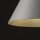 Hängelampe Metall Ø 25 cm H: max. 160 cm verstellbar Beige E27