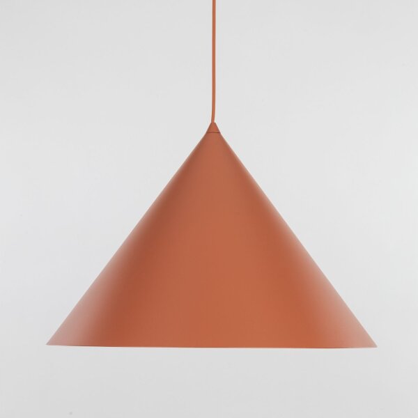 Suspension Retro Ø 50 cm H : max. 170 cm réglable E27 rouge