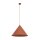 Suspension Retro Ø 50 cm H : max. 170 cm réglable E27 rouge