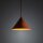 Suspension métal Ø 19 cm H : max. 155 cm Rouge E27 Retro