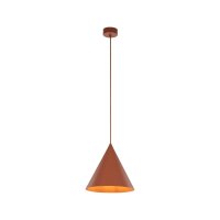 Lampe à suspendre métal rouge Ø 25...