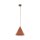 Lampe à suspendre métal rouge Ø 25 cm H : max. 160 cm E27 Retro