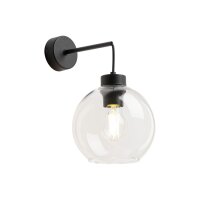 Applique Boule Abat-jour Verre E27 H : 28 cm L : 18 cm...