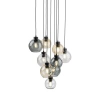 Suspension verre fumé H : max. 140 cm...