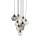 Suspension verre fumé H : max. 140 cm réglable 9x E27