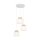 Pendelleuchte verstellbar Stoff Jute H: max. 1,1 m 3x E27