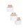 Pendelleuchte verstellbar Stoff Jute H: max. 1,1 m 3x E27