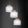 Pendelleuchte verstellbar Stoff Jute H: max. 1,1 m 3x E27