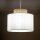 Suspension Tissu Jute E27 Ø 38 cm H : max. 1,7 m Blanc Naturel