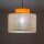 Suspension ronde E27 Ø 38 cm H : max. 170 cm Jute Tissu
