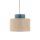 Hängelampe verstellbar Jute Stoff E27 rund Ø 38 cm BRADY