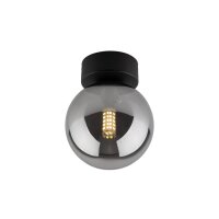 Plafonnier rond &Oslash; 12 cm H : 15 cm petit verre...